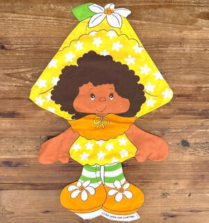 Vintage Strawberry Shortcake Orange Blossom Cut & Sew Panel 5719 HTF No Stuffing